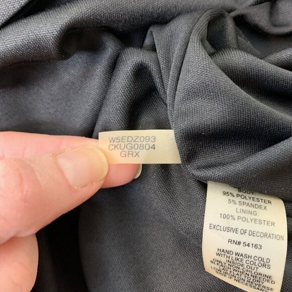 Calvin Klein Womens 2X Shift Dress Sleeveless Multicolor Office Career Corporate - Picture 13 of 16